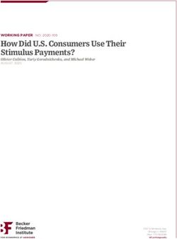 How Did U.S. Consumers Use Their Stimulus Payments? - Olivier Coibion, Yuriy Gorodnichenko, and Michael Weber