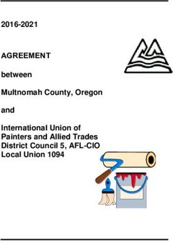 AGREEMENT between Multnomah County, Oregon and International Union of Painters and Allied Trades District Council 5, AFL-CIO Local Union 1094 ...