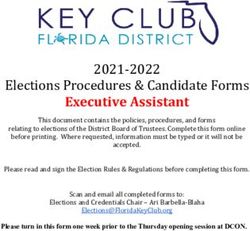 Executive Assistant 2021-2022 Elections Procedures & Candidate Forms - Florida ...