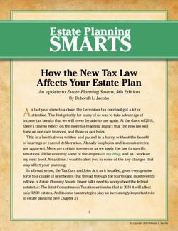 How the New Tax Law Affects Your Estate Plan - Estate Planning Smarts