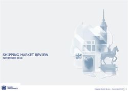 SHIPPING MARKET REVIEW - NOVEMBER 2018 - Danish Ship Finance