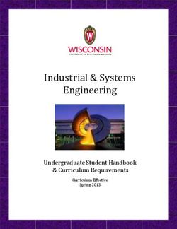 Industrial & Systems Engineering - Undergraduate Student Handbook & Curriculum Requirements