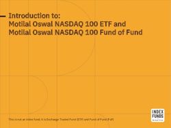 Introduction to: Motilal Oswal NASDAQ 100 ETF and Motilal Oswal NASDAQ 100 Fund of Fund - This is not an index fund; it is Exchange Traded Fund ...