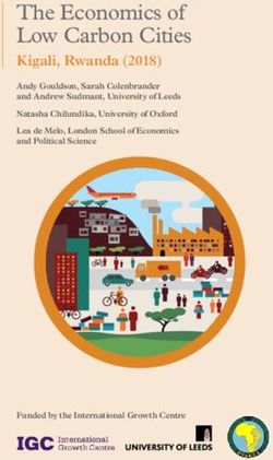 The Economics of Low Carbon Cities - Kigali, Rwanda (2018) - International Growth ...