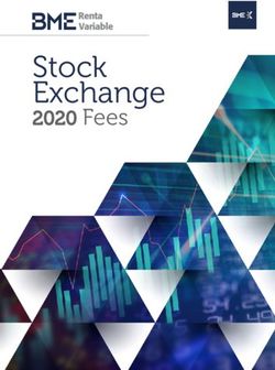 Stock Exchange 2020 Fees - Bolsa de Madrid
