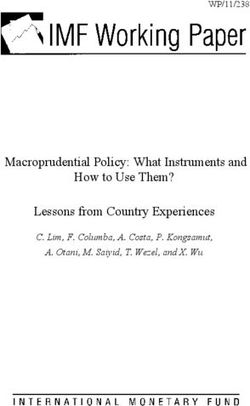 Macroprudential Policy: What Instruments and How to Use Them? Lessons from Country Experiences - WP/11/238