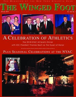 THE WINGED FOOT - The New York Athletic Club