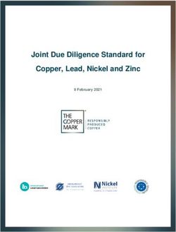 Joint Due Diligence Standard for Copper, Lead, Nickel and Zinc
