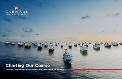 Charting Our Course Carnival Corporation & plc BUSINESS PARTNER CODE OF CONDUCT - Carnival Australia