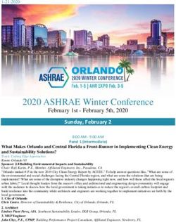 2020 ASHRAE Winter Conference - February 1st - February 5th, 2020