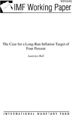 The Case for a Long-Run Inflation Target of Four Percent - WP/14/92