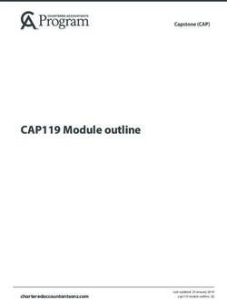 CAP119 Module outline - Capstone (CAP) - Chartered Accountants