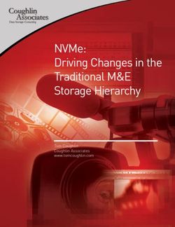 NVMe: Driving Changes in the Traditional M&E Storage Hierarchy - Tom Coughlin Coughlin Associates www.tomcoughlin.com - Allbound