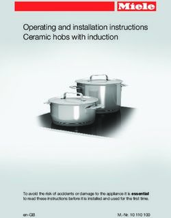 Operating and installation instructions Ceramic hobs with induction - To avoid the risk of accidents or damage to the appliance it is essential to ...