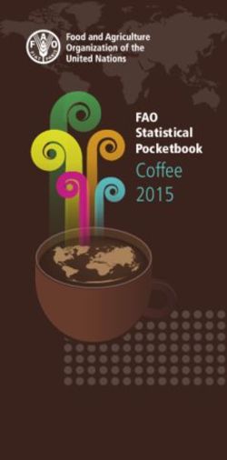 FAO Statistical Pocketbook Coffee 2015. Food and Agriculture Organization of the United Nations.