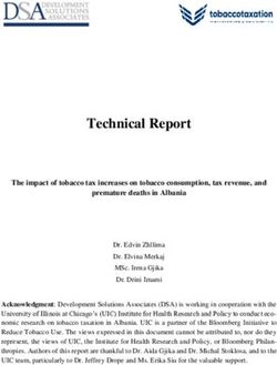 Technical Report - Tobacconomics
