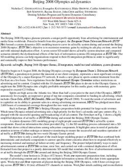 Beijing 2008 Olympics ad dynamics