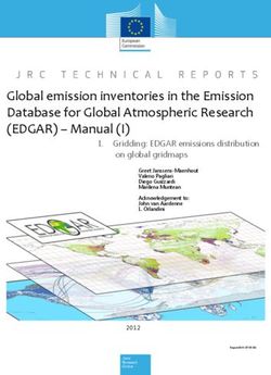 Global emission inventories in the Emission Database for Global Atmospheric Research (EDGAR) - Manual (I)
