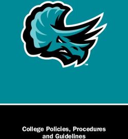 Campus Locations and Guidelines - Student Handbook: 2020-2021