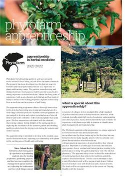 Phytofarm apprenticeship - apprenticeship in herbal medicine