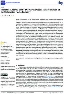 From the Antenna to the Display Devices: Transformation of the Colombian Radio Industry - MDPI