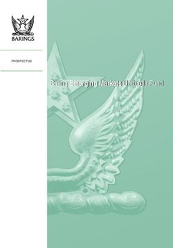 Baring Emerging Markets Umbrella Fund - PROSPECTUS