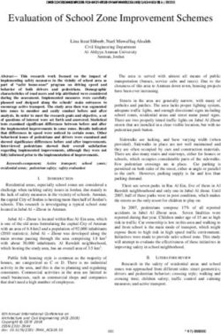 Evaluation of School Zone Improvement Schemes