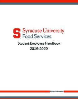 Student Employee Handbook 2019-2020 - foodservices.syr.edu - Syracuse ...