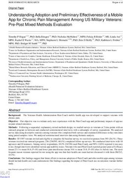 Understanding Adoption and Preliminary Effectiveness of a Mobile App for Chronic Pain Management Among US Military Veterans: Pre-Post Mixed ...