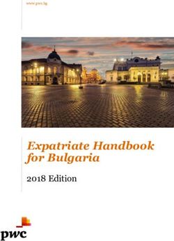 EXPATRIATE HANDBOOK FOR BULGARIA - 2018 EDITION - PWC BULGARIA