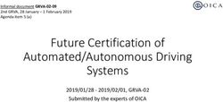 Future Certification of Automated/Autonomous Driving Systems 2019/01/28 - 2019/02/01, GRVA-02 Submitted by the experts of OICA - unece