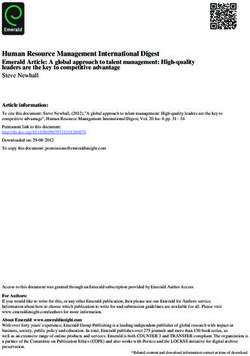 Human Resource Management International Digest Emerald Article: A global approach to talent management: High-quality leaders are the key to ...