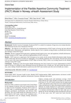 Implementation of the Flexible Assertive Community Treatment (FACT) Model in Norway: eHealth Assessment Study - Journal of Medical Internet ...