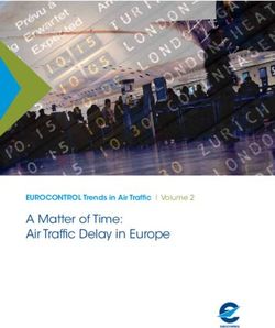 A Matter of Time: Air Traffic Delay in Europe - EUROCONTROL Trends in Air Traffic l Volume 2