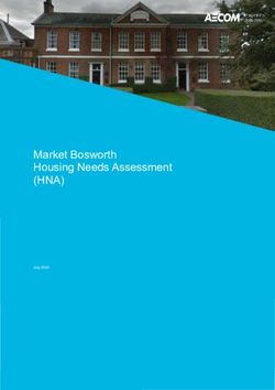 Market Bosworth Housing Needs Assessment - (HNA)