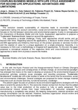 COUPLING BUSINESS MODELS WITH LIFE CYCLE ASSESSMENT FOR SECOND LIFE APPLICATIONS: ADVANTAGES AND LIMITATIONS