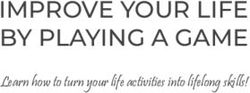IMPROVE YOUR LIFE BY PLAYING A GAME - Learn how to turn your life activities into lifelong skills! - Thinkers Publishing