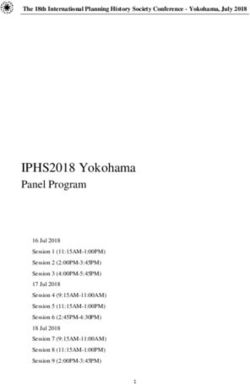 IPHS2018 Yokohama Panel Program - IPHS 2018 Yokohama