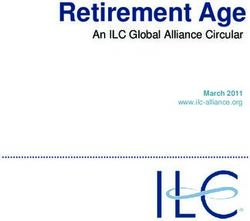 Retirement Age An ILC Global Alliance Circular - March 2011 - International Longevity Centre Global Alliance