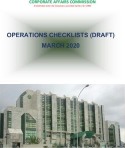 OPERATIONS CHECKLISTS (DRAFT) MARCH 2020 - CORPORATE AFFAIRS COMMISSION - Corporate Affairs ...