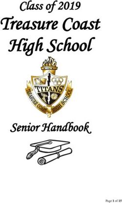 Treasure Coast High School - Class of 2019 - Senior Handbook - St Lucie ...