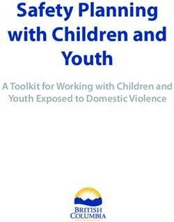 Safety Planning with Children and Youth - A Toolkit for Working with Children and Youth Exposed to Domestic Violence - Province of British ...