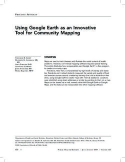 Using Google Earth as an Innovative Tool for Community Mapping