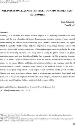 OIL PRICES ONCE AGAIN: THE LINK TOWARDS MIDDLE EAST ECONOMIES