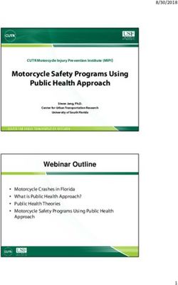 Motorcycle Safety Programs Using Public Health Approach