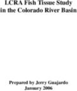 LCRA Fish Tissue Study in the Colorado River Basin - Prepared by Jerry Guajardo January 2006