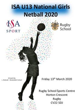 ISA U13 National Girls Netball 2020 - Rugby School Sports Centre Horton Crescent Rugby CV22 5DJ - Independent Schools ...