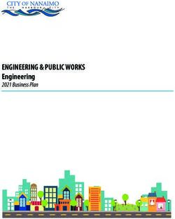 ENGINEERING & PUBLIC WORKS - Engineering 2021 Business Plan - The City of Nanaimo