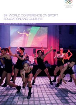8th world conference on sport, education and culture - Olympics