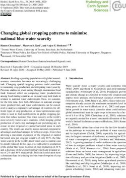 Changing global cropping patterns to minimize national blue water scarcity - Articles
